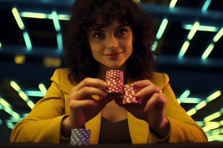 Antarmuka permainan Joker Gaming di mochibet88 dengan simbol-simbol badut berwarna cerah